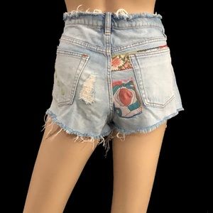BDG Urban Outfitters Embroidered Mid Rise Shorts